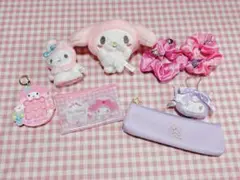 サンリオ マイメロ クロミ グッズまとめ売り マスコットキーホルダー ぷくほぺ