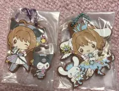 カードキャプターさくら&クロミ　さくら&シナモンラバーマスコット　2点セット