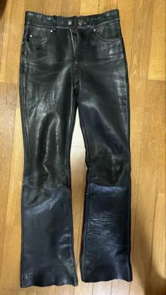 Harley-Davidson レザーパンツ ブラック サイズ30 - メルカリ