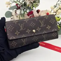 路易威登 長夾 Monogram Pochette Monnaie Crédit 舊款 Sarah A9