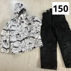 RESCEDA 子ども用スキーウェア ホワイト/ブラック