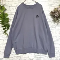 アイムドラえもん⭐️のび太 スウェット トレーナー 男女兼用 くすみブルー M