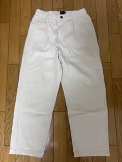 ホワイト　デニム
