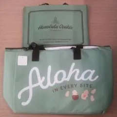 ALOHACollection リバーシブル 大きめトートバッグ グリーン系 - メルカリ
