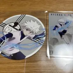【匿名発送】ヒソカフェ　キルア　アクリルカード、コースター