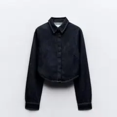 ZARA 完売品 デニムジャケット オールシーズン クロップド L