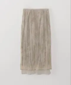 ohotoro Crinkle Skirt beige