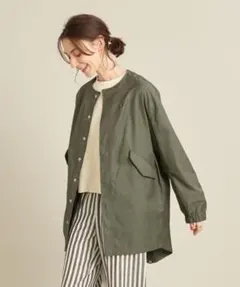 BEAUTY&YOUTH フィッシュテール ノーカラーコートのサムネイル