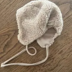 BIEN A BIEN ベージュ フリース帽子