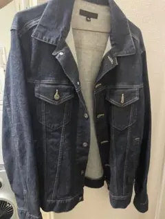 ダークブルー デニムジャケット XL