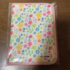 新品未開封　JA共済　花柄　母子手帳ケース　通帳　お薬手帳