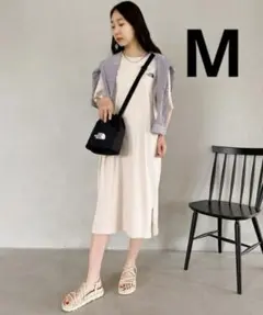 【美品】THE NORTH FACE サイドスリットビッグワンピース M