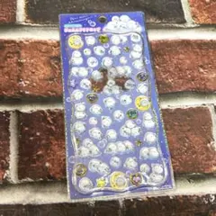 ストーンつき ジュエルプチドロップ シマエナガ シール ボンボンドロップシール