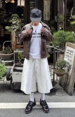 未使用級】ヒルズアベニュー ルカ 厚底 ローファー 白 23㎝ ウェーブ