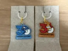 ポケモン 30周年 ロゴマスコット ポケチャーム 2個 ⚪︎フォッコ ⚪︎アシマリ