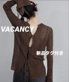 VACANCY フロントリボンラメシアーニットのサムネイル