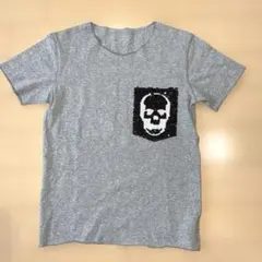 Lucien Pellat-Finet スパンコール 半袖 Tシャツ グレーのサムネイル