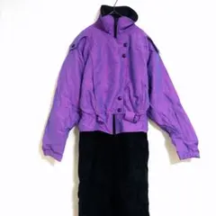 Nilz スキーウェア ジャンプスーツ パープル ブラック カラー 派手 ボード