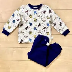 UNIQLO アニア　キルトパジャマ　 120 恐竜柄
