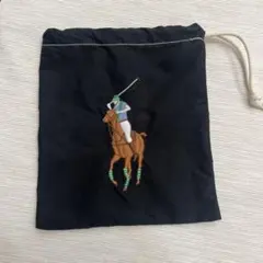 未使用品 ラルフローレン 巾着 ブラックのサムネイル