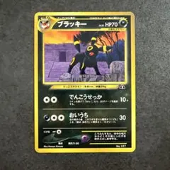 希少プロモ※ブラッキー_プレミアムファイル2 PROMO 第2世代 旧裏