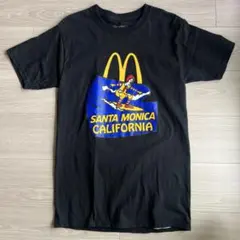 チャンピオン マクドナルド サンタモニカ ドナルドサーフィン 半袖Tシャツ s