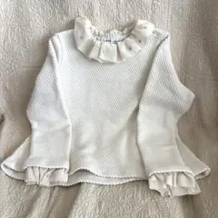 FITH フリル襟 クリーム色 トップス 120