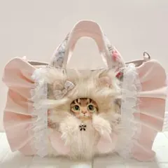コヤンイサムチョン モフモフサンダーちゃん フリルトートバッグ Spring