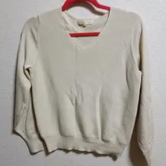 grove ニット セーター 長袖 アイボリー S