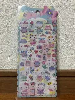 サンリオ　キティステッカー（水色）