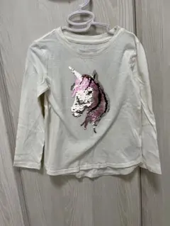gap Tシャツ　ユニコーン　スパンコール　XS 110相当