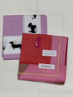 【新品・未使用】FURLA ／ONLY Mi ハンカチ 2枚セット