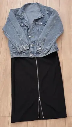 オーバーサイズデニムジャケット スカート まとめ売り GU coca