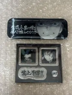 鬼滅の刃　ロング缶バッジ、アクリルシール