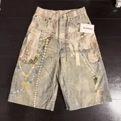 新品 Acne Studios プリントデニムショーツのサムネイル
