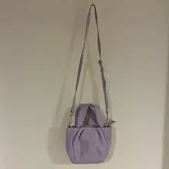 ZARA 2way ミニバック　ショルダーバック　パープル