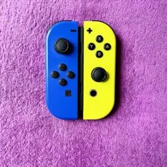 ジョイコン Joy-Con ブルー ネオンイエロー 左右セット 7-j【超美品】