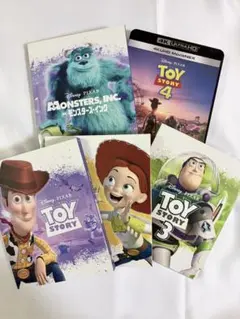 トイストーリー4作品 モンスターズインク DVD Blu-ray 4K UHD