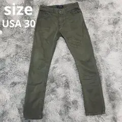 ZARA MAN｜コットンパンツ（F）カーキのサムネイル