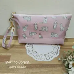 新色22fabric 内ポケット付きミニポーチ クックキャッツ限定色 - メルカリ