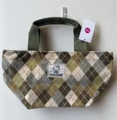 コーデュロイ トートバッグ