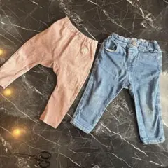 パンツ2点　80.90 アプレレクール.FO