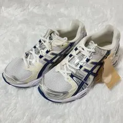 ASICS GEL-NIMBUS 9 スニーカー ホワイト/ネイビー 新品タグ付のサムネイル