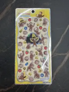 プチドロップステッカー　おさるのジョージ