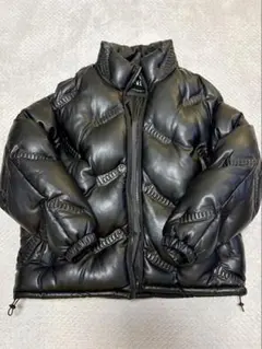 ZARA エンボスPUレザー ジャケット XL 古着