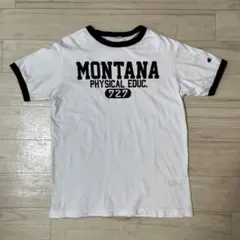 チャンピオン　リンガーTシャツ　　　ホワイト×ブラック