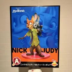 Happyくじ A賞 ニック&ジュディ セルフィーフィギュア ズートピア