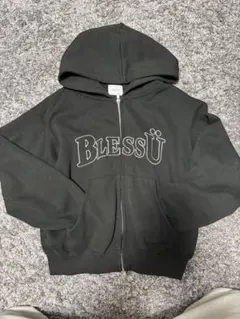 ブレスユー ジップパーカー 黒