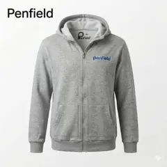 PenField ペンフィールド ジップアップパーカー L グレー 白クマ 古着のサムネイル