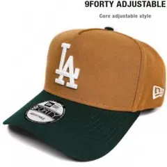 【新品未使用】LAドジャース NEWERA 9FORTY ベージュ/グリーン
